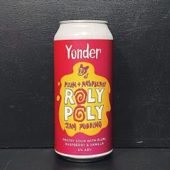 Yonder Wild Plum + Raspberry Roly Poly Jam Pudding. Sour Somerset vegan