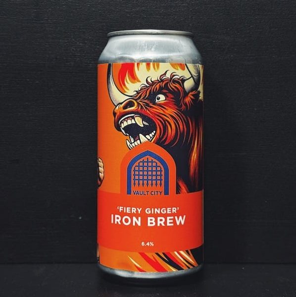 Iron Brew Fiery Ginger Vault City Sour Scotland Vegan Brew Cavern