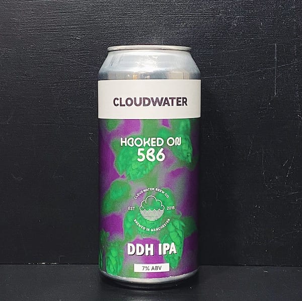 Cloudwater Hooked On 586 DDH IPA Manchester vegan