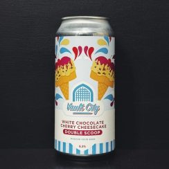 Vault City White Chocolate Cherry Cheesecake Double Scoop - Brew Cavern