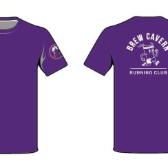 Brew Cavern Running Club Technical T Shirt. Nottingham