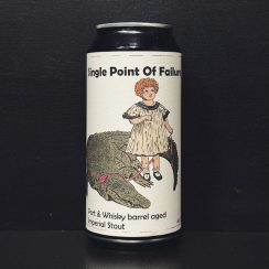 Sinnister Brew Single Point Of Failure. Imperial Stout Scotland vegan