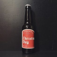 Epochal Christmas Day Barrel fermented Scottish pale ale. Vegan