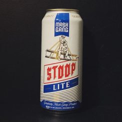 Mash Gang Stoop Lite. American Light Lager USA vegan