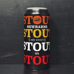 Newbarns Stout Beer Scotland vegan