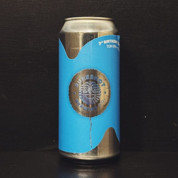 Sureshot 3rd Birthday TDH IPA. Manchester vegan