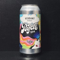 Verdant PSYCH! Low Alcohol IPA Cornwall vegan