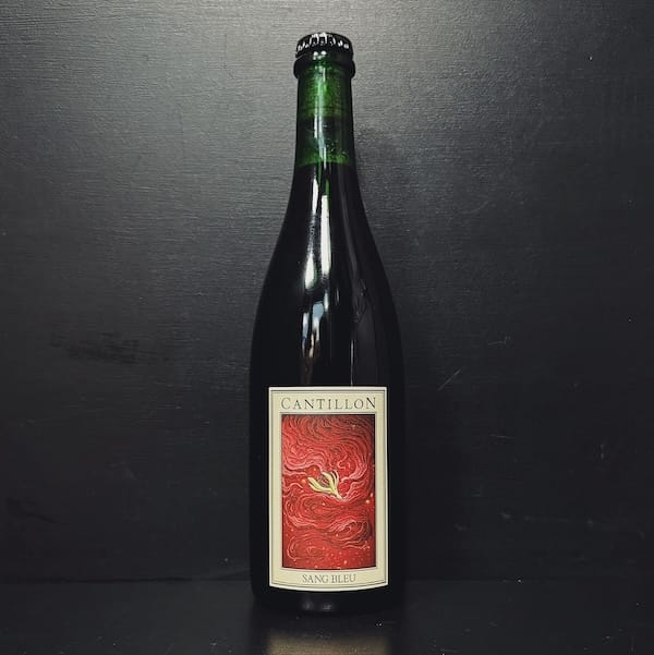 Cantillon Sang Bleu 2024. Lambic Belgium vegan