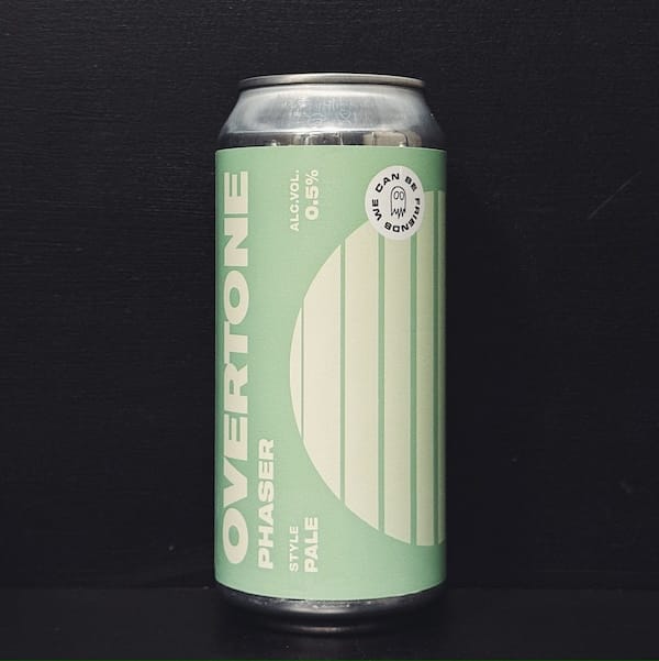 Overtone We Can Be Friends PHASER Alcohol Free Pale Ale Scotland vegan