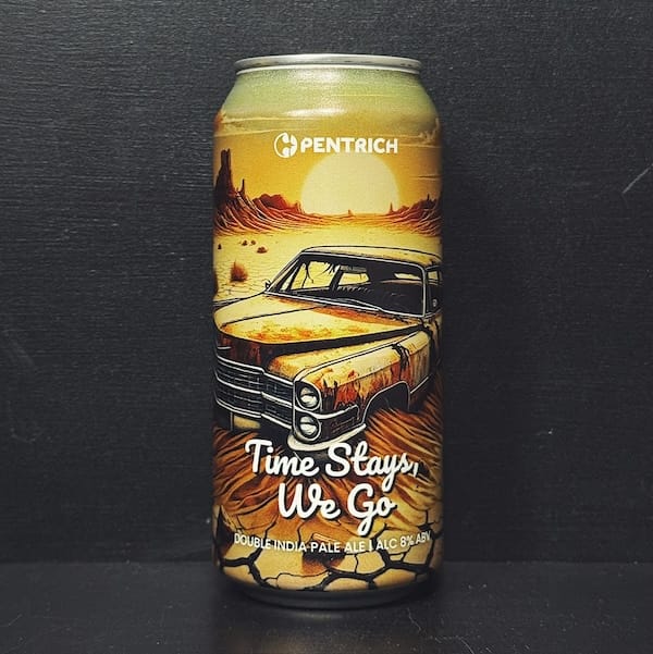 Pentrich Time Stays We Go. DIPA Derbyshire vegan