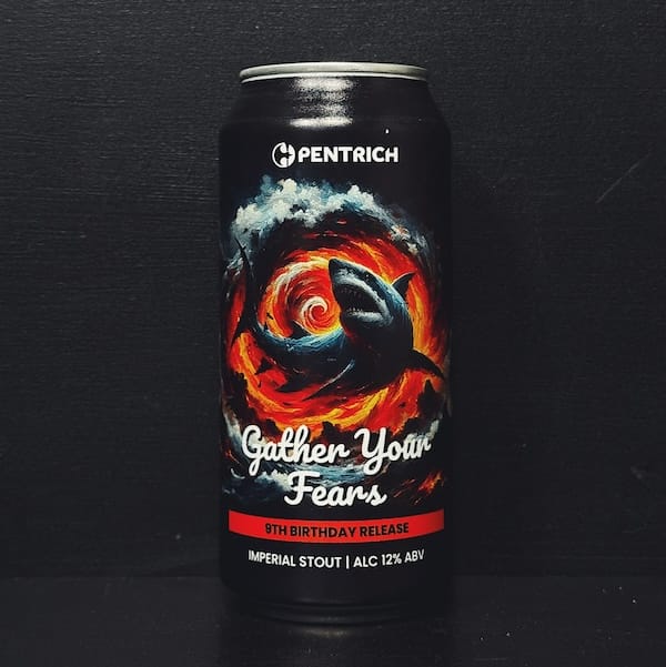 Pentrich Gather Your Fears. Imperial Stout Derbyshire vegan