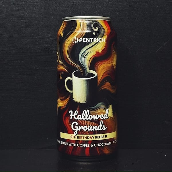 Pentrich Hallowed Grounds. Imperial Stout Derbyshire vegan