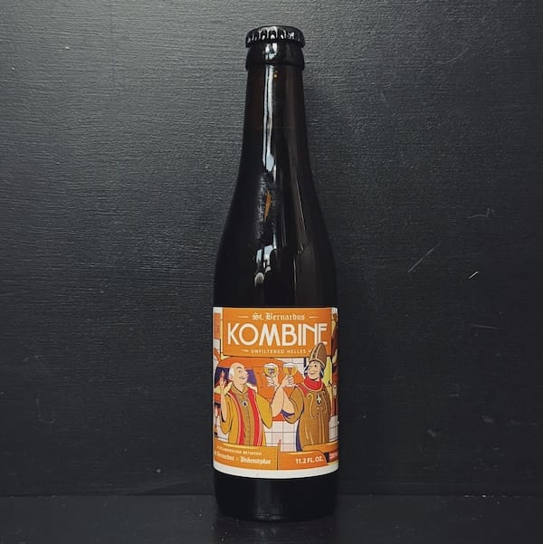 St Bernardus Weihenstephan Kombine Helles Lager Belgium vegan