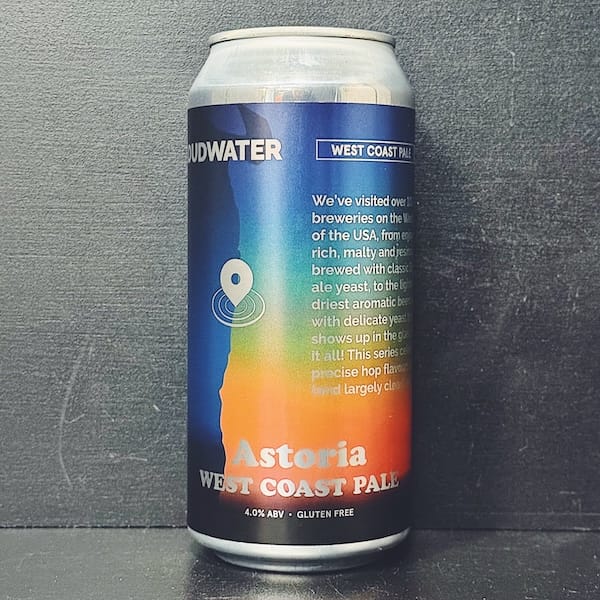 Cloudwater Astoria West Coast Pale Ale Manchester vegan gluten free