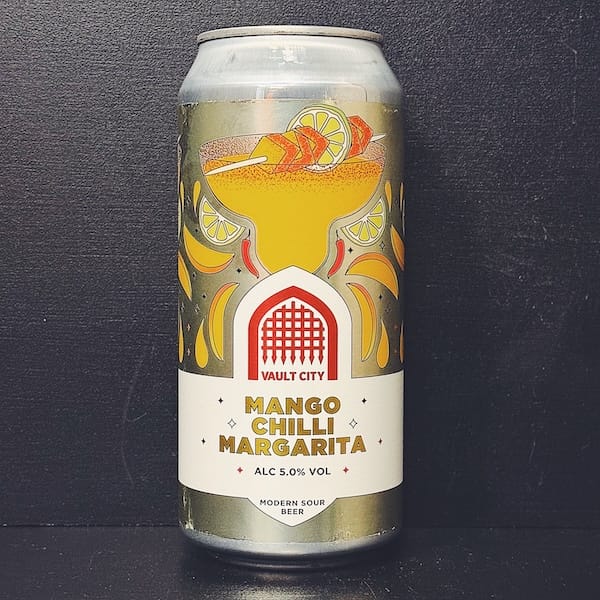 Vault City Mango Chilli Margarita. Sour Scotland vegan