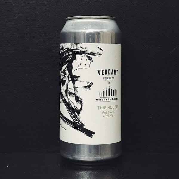 Verdant Woodshedding This House. Pale Ale Cornwall vegan