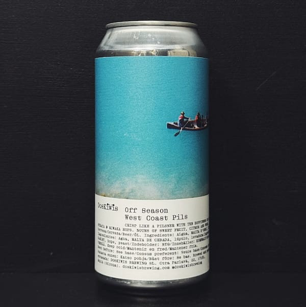 DOSKIWIS Off Season. West Coast Pils Spain vegan