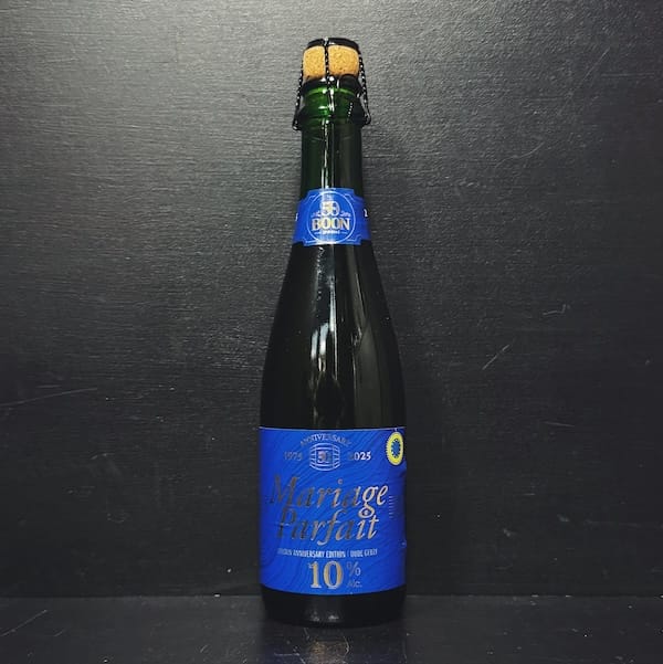 Boon Mariage Parfait 10 Golden Anniversary Edition. Lambic Geuze Belgium vegan