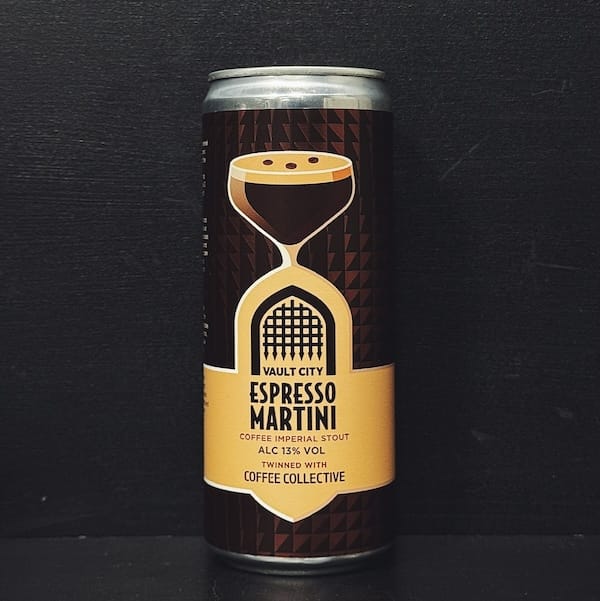Vault City Espresso Martini. Coffee Imperial Stout Scotland vegan