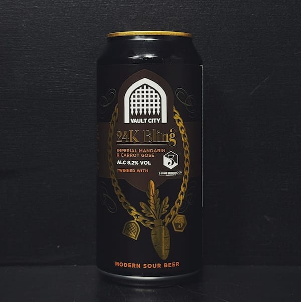 Vault City 3 Sons 24k Bling. Imperial Gose Scotland vegan