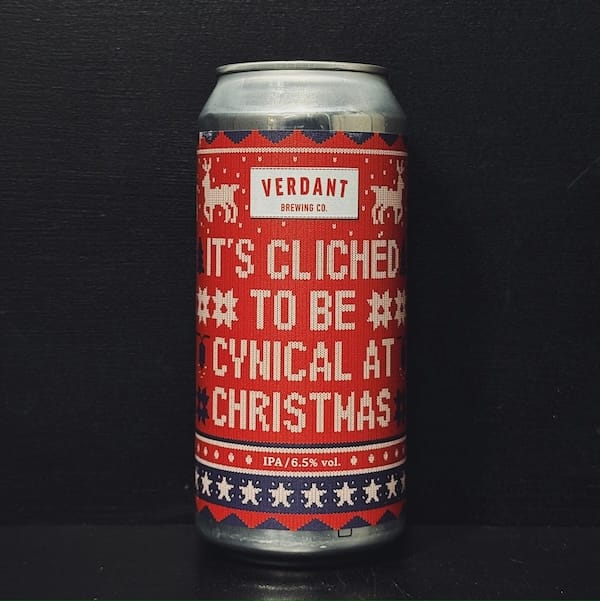 Verdant It's Cliched To Be Cynical At Christmas. IPA Cornwall vegan