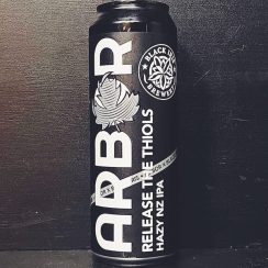 Arbor Black Iris Release The Thiols. IPA Bristol vegan