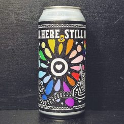 Black Iris Still Here Still Queer. Session IPA Nottingham vegan