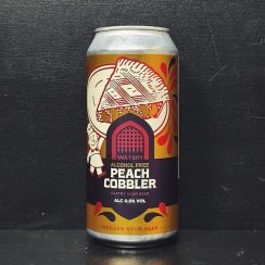 Vault City Alcohol Free Peach Cobbler. Sour Scotland vegan