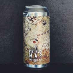 Azvex Piri Reis Map. IPA Liverpool vegan