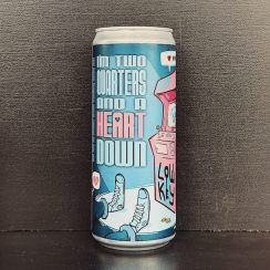 Low Key I'm Two Quarters and A Heart Down. Imperial Stout Kent vegan