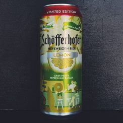 Schofferhofer Lemon Wheat Beer Germany vegan