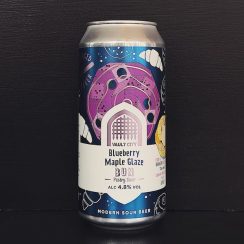 Vault City Blueberry Maple Glaze Bun. Sour Scotland vegan