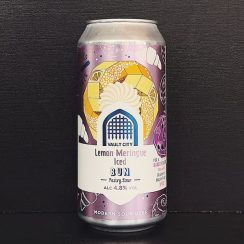 Vault City Lemon Meringue Iced Bun. Sour Scotland vegan