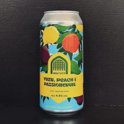 Vault City Yuzu Peach & Passionfruit Sour Scotland vegan