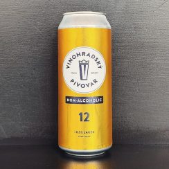 Vinohradsky Vinohradska 12 Non Alcoholic. Lager Czechia vegan