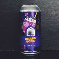 Vault City Grape Soda Sour. Scotland vegan