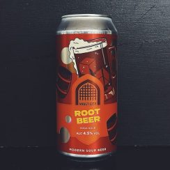 Vault City Root Beer Sour. Scotland vegan