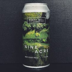 Burnt Mill Nine Acre. West Coast Pale Suffolk vegan gluten free