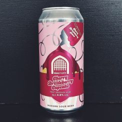 Vault City Cherry Drizzleberry Cupcake. Sour Scotland