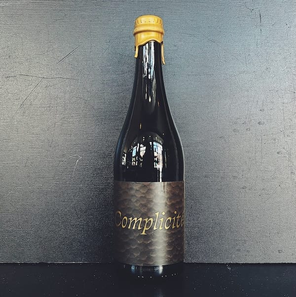 Brasserie du Bas Complicite Moksa. Imperial Stout Canada vegan