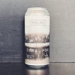 Burnt Mill Citra Fog. IPA Suffolk vegan