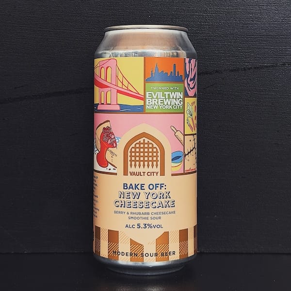 Vault City Evil Twin NYC Bake Off New York Cheesecake. Sour Scotland