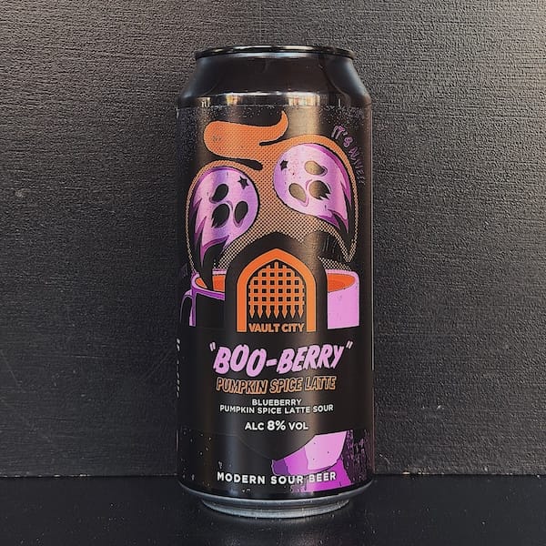 Vault City Boo-Berry Pumpkin Spice Latte. Sour Scotland